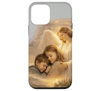 Carcasa para iPhone 12 Mini Salmo 91:4-6 Cita de la Biblia Espiritual de protección del ángel