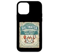 Carcasa para iPhone 12 Mini Saltwater Doctor Crab Ocean Vintage Design