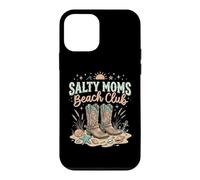Carcasa para iPhone 12 Mini Salty Moms Beach Club - Botas Vaqueras Divertidas y Lindas Occidentales