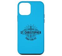 Carcasa para iPhone 12 Mini San Cristóbal ruega por Nosotros Cruz católica