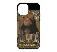 Carcasa para iPhone 12 Mini Santo Tomás de Aquino Filosofía Teología Católica San
