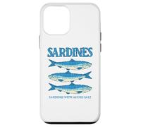 Carcasa para iPhone 12 Mini Sardines Tinned Fish Retro Graphic for Men Women
