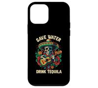 Carcasa para iPhone 12 Mini Save Water Drink Tequila Alcohólico Bebedero de Tequila