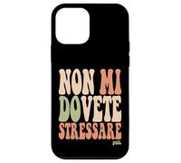 Carcasa para iPhone 12 Mini Scritta Divertido Donna Ragazza Non Mi Dovete Stressare