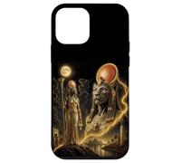 Carcasa para iPhone 12 Mini Sekhmet Bastet ISIS Diosa Africana Kemetic Egipto Arte