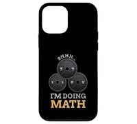 Carcasa para iPhone 12 Mini Shhh I'm Doing Matemáticas Fitness Levantamiento de Pesas Entrenamiento de Entrenamiento