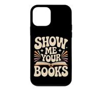 Carcasa para iPhone 12 Mini Show Me Your Books Ratón de Bbiblioteca Lectura de Libros
