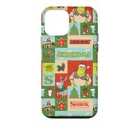 Carcasa para iPhone 12 Mini Shrek Shrekmas All Over Print Holiday Pattern