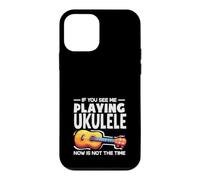Carcasa para iPhone 12 Mini Si me Ves Tocando el Ukelele, Ahora no es el Momento