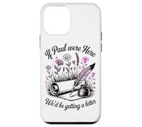 Carcasa para iPhone 12 Mini Si Pablo estuviera aquí, recibiríamos una Carta Humor Cristiano