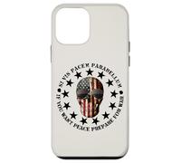 Carcasa para iPhone 12 Mini Si Vis Pacem Parabellum Betsy Ross USA Flag Skull Patriotic