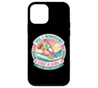 Carcasa para iPhone 12 Mini Si Yo Windsurf como Una Chica Quiero Algunas Lecciones Chiste Windsurfista