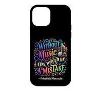 Carcasa para iPhone 12 Mini Sin música, la Vida sería un Error Friedrich Nietzsche