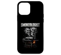 Carcasa para iPhone 12 Mini Smokeologist Funny BBQ Smoker Pitmaster Grill Master Humor