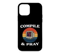 Carcasa para iPhone 12 Mini Software Developer Compile & Pray Retro Coder