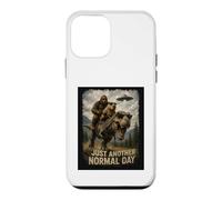 Carcasa para iPhone 12 Mini Solo Otro día Normal | Retro Bigfoot Capibara T-Rex