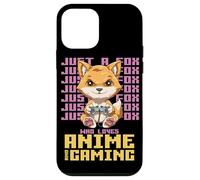 Carcasa para iPhone 12 Mini Solo Un Zorro Al Que Le Encanta El Anime Y Los Videojuegos.