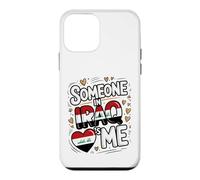 Carcasa para iPhone 12 Mini Someone In Iraq Loves Me Heart Iraq Flag