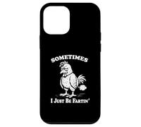Carcasa para iPhone 12 Mini Sometimes I Just Be Fartin', Divertido Pollo tirándose Pedos para Hombres