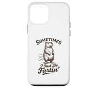 Carcasa para iPhone 12 Mini Sometimes I Just Be Fartin' Funny Capybara para Hombre
