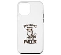 Carcasa para iPhone 12 Mini Sometimes I Just Be Fartin' Funny Mapache Pedos para Hombre
