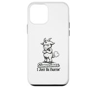 Carcasa para iPhone 12 Mini Sometimes I Just Be Fartin' Goat, Divertido, para Hombre, tirándose Pedos