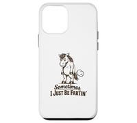 Carcasa para iPhone 12 Mini Sometimes I Just Be Fartin' Horse Funny Caballo de Pedos para Hombre