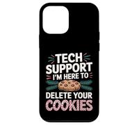 Carcasa para iPhone 12 Mini Soporte técnico Christmas Helpdesk Computer Geek Cookies
