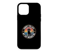 Carcasa para iPhone 12 Mini Sorry I'm Late My Cat Needed Me