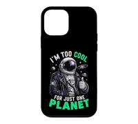 Carcasa para iPhone 12 Mini Soy Demasiado Genial para un Solo Planeta Astronauta Espacial Astronomía