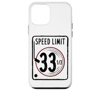 Carcasa para iPhone 12 Mini Speed Limit 33 1/3 RPM Vinyl Registro Álbum de Música DJ