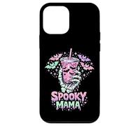 Carcasa para iPhone 12 Mini Spooky Mama Pastel Goth Skeleton Hand Café Mama para Halloween