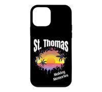 Carcasa para iPhone 12 Mini St Thomas Making Memories Matching Familia Vacaciones Playa