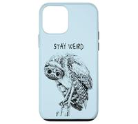 Carcasa para iPhone 12 Mini Stay Weird Owl: Divertido Diseño de Pájaro Búho con Aspecto