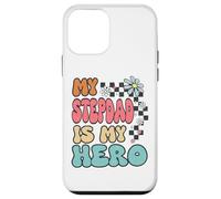 Carcasa para iPhone 12 Mini Stepdad Hero Cute Retro Floral Fathers Day Appreciation