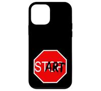 Carcasa para iPhone 12 Mini Stop Start Graffiti Design Statement Motivation Gym
