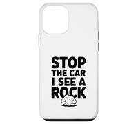 Carcasa para iPhone 12 Mini Stop The Car I See A Rock Funny Adventure Amante