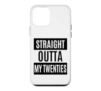 Carcasa para iPhone 12 Mini Straight out of My 20s Millennial 1989 Regalo de 30 cumpleaños