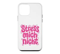 Carcasa para iPhone 12 Mini Stress Mich Nicht Alemán Relájate y tómalo con Calma