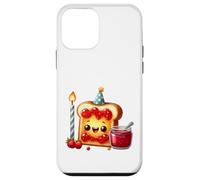 Carcasa para iPhone 12 Mini Sudadera con Comida para Celebrar la Fiesta Kawaii Toast Jam