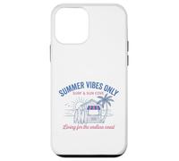Carcasa para iPhone 12 Mini Summer Vibes Only Surf Sun Cove Beach Vacaciones