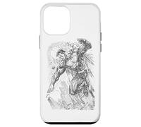 Carcasa para iPhone 12 Mini Superman Pencil City To Space Sketch