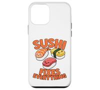 Carcasa para iPhone 12 Mini Sushi Divertido lo arregla Todo Amante de la Comida