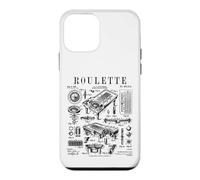 Carcasa para iPhone 12 Mini Tabla de Ruleta Lucky Gambler Casino Gambling Vintage Patent