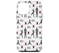 Carcasa para iPhone 12 Mini Taekwondo Fighter Martial Arts Gifts Bandera de Corea del Sur