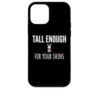 Carcasa para iPhone 12 Mini Tall Enough for Your Shins Cute Bunny Rabbit Boxing