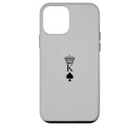 Carcasa para iPhone 12 Mini Tarjeta con Imagen de Rey de Picas con Corona