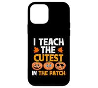 Carcasa para iPhone 12 Mini Teacher Halloween I Teach The Cutest Pumpkins In The Patch