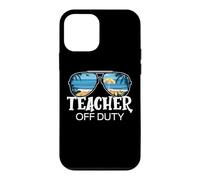 Carcasa para iPhone 12 Mini Teacher Off Duty Gafas de Sol Palm Tree Beach Sunset