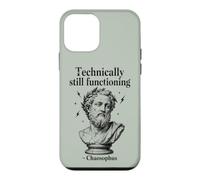 Carcasa para iPhone 12 Mini Técnicamente Todavía Pensando Sócrates Filosofía Humor